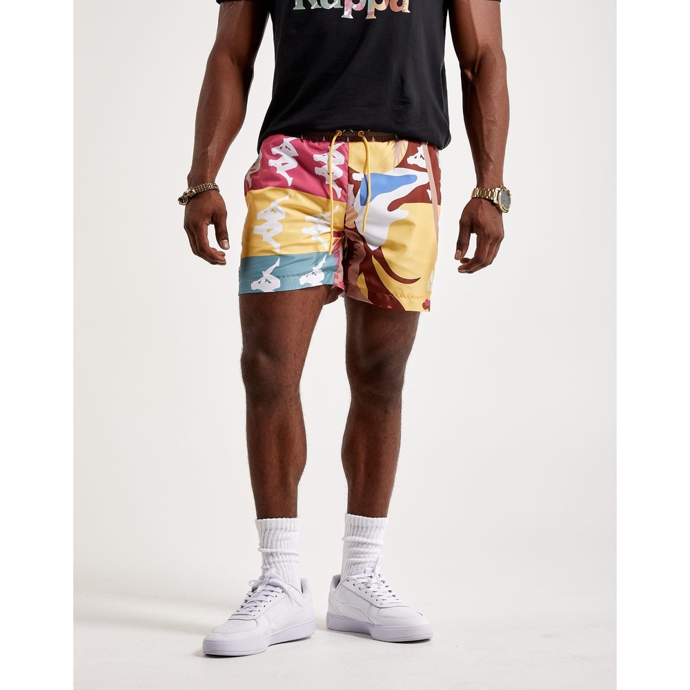Kappa Authentic Graphik Tropical Multicolor Logo Shorts Medium